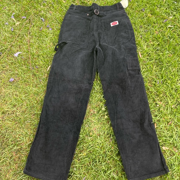 Deadstock Black Corduroy Revolt Jeans with carpenter and pocket detailing - Picture 8 of 8